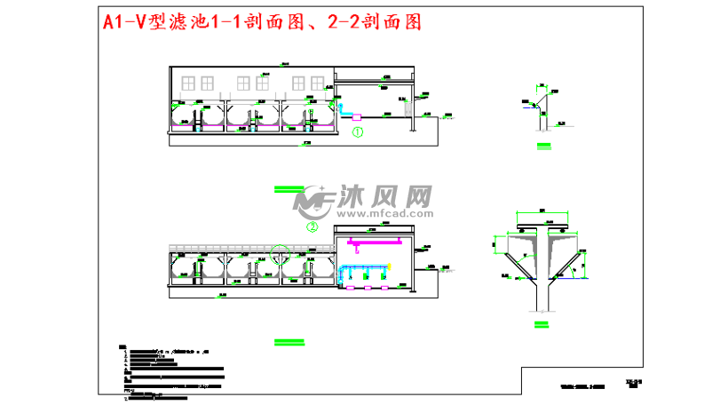 v型滤池示意图图片