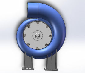 proe/creo涡轮图纸下载_proe/creo免费图纸,设计模型大全 - 沐风网