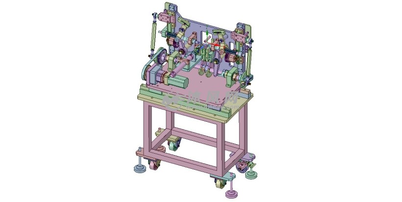 弹簧机外置双扭簧成型机构