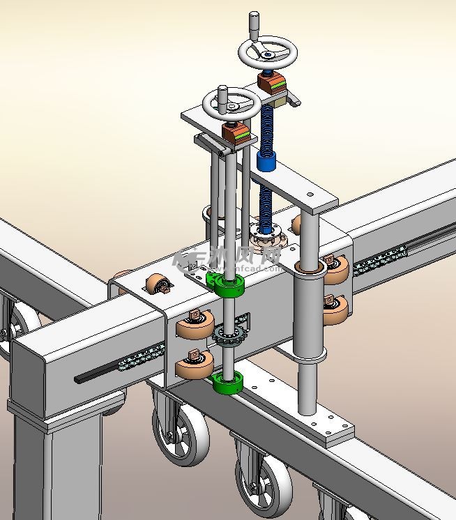 冷端设备-纵向压辊组件 - 机械设备图纸 - 沐风网