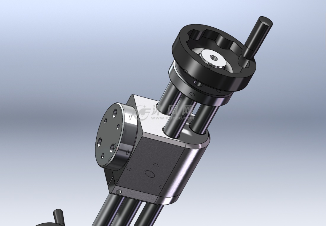 两轴手动调节装置