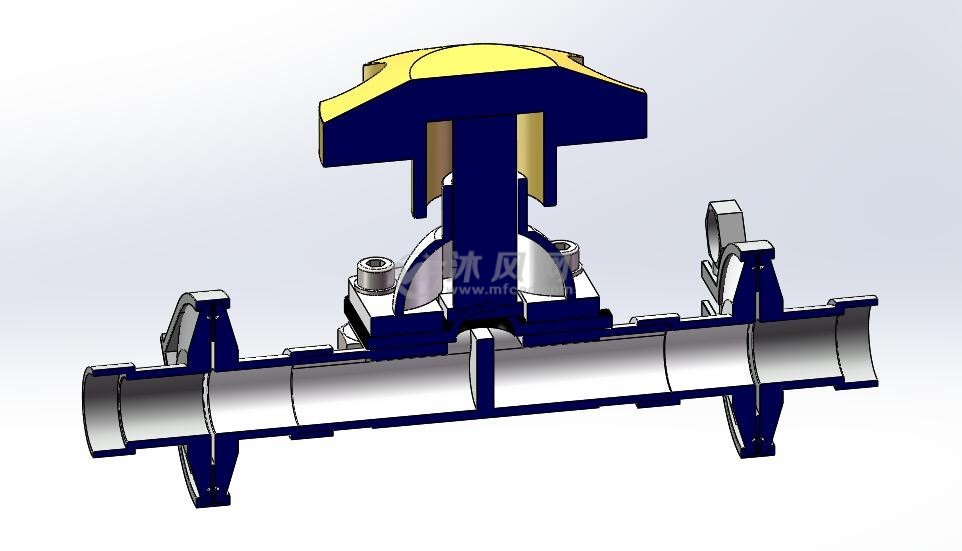 隔膜閥模型設計sw