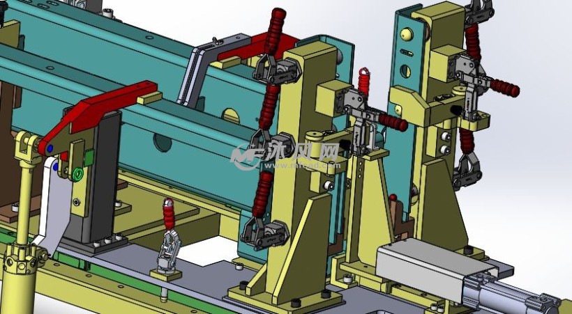 侧面定位手动夹具