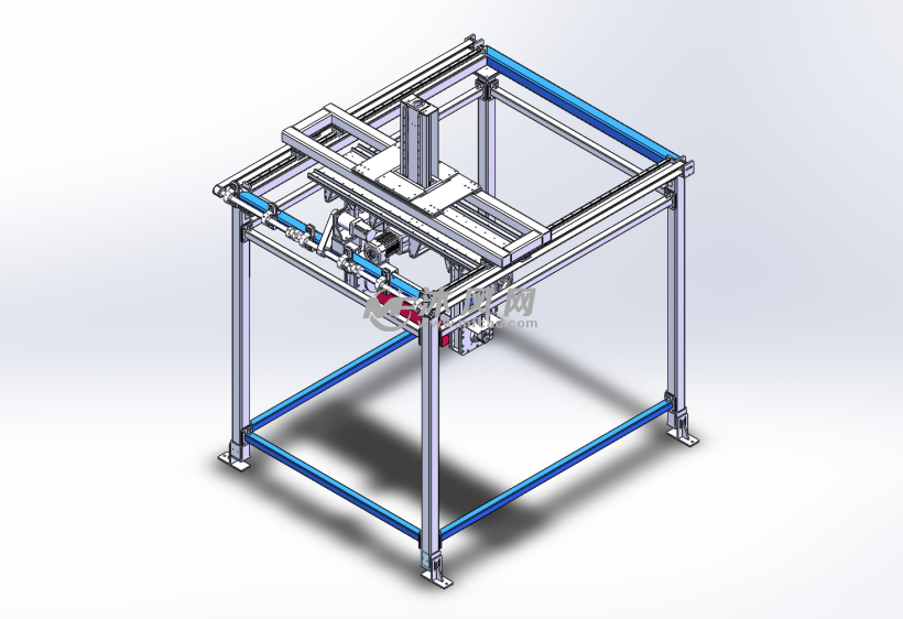 下料翻转机械手 - 通用设备图纸 - 沐风网