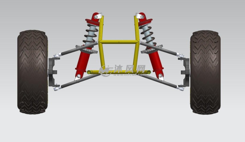 沙滩四轮车悬挂设计