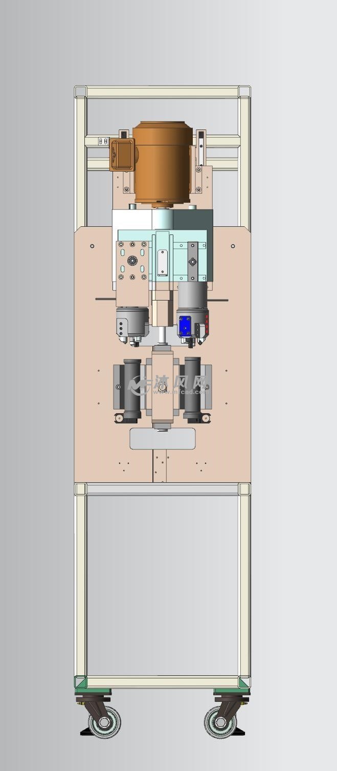 立式深孔鏜孔機 - 機械設備圖紙 - 沐風網