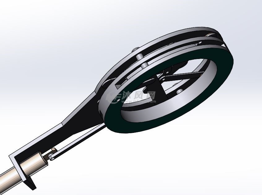 夹持器三维建模 - 五金工具图纸 - 沐风网