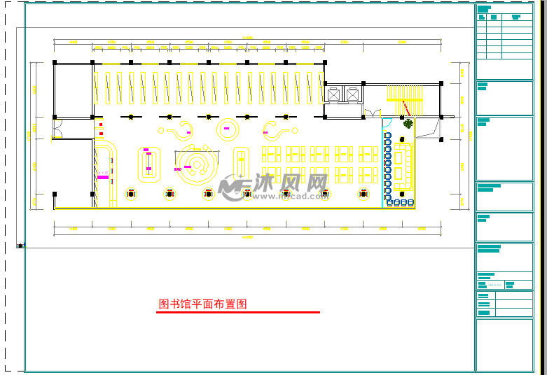 重點實驗小學圖書館室內裝修圖實景