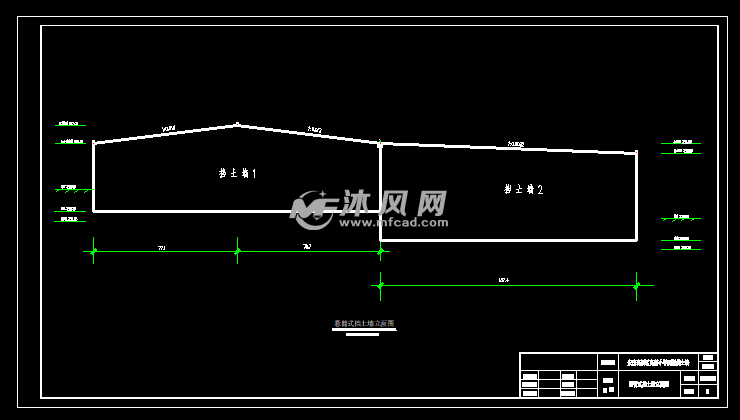 高新小學懸臂式擋土牆施工圖