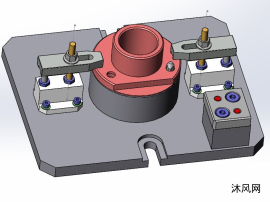 转换套的铣平面夹具