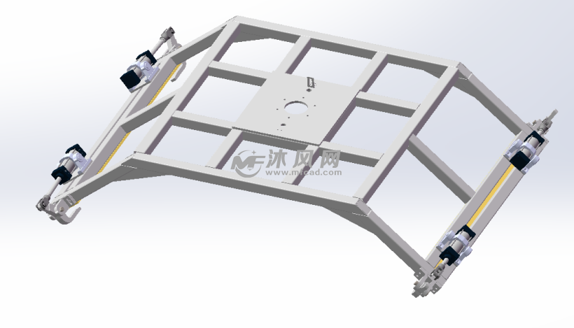 仿形夹具局部图