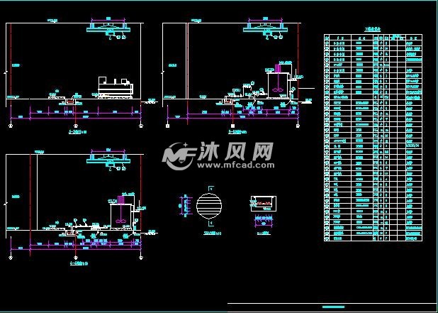 5000td网格絮凝沉淀池工艺施工图