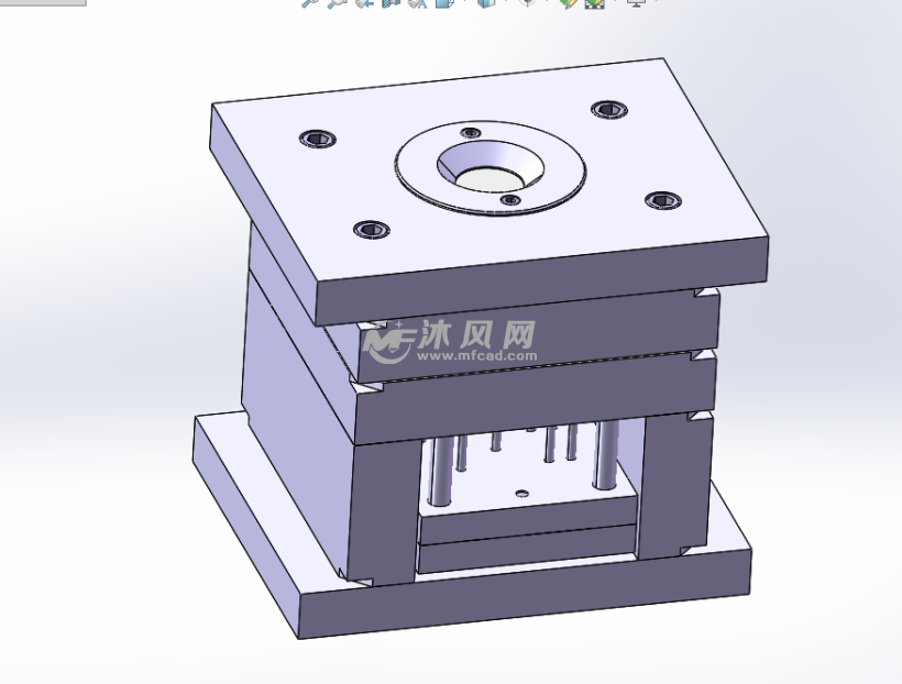 帶卡扣的塑料帽模具