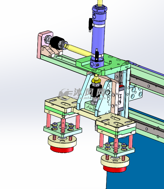 伯努利非接触吸盘搬运组件 - 通用设备图纸 - 沐风网
