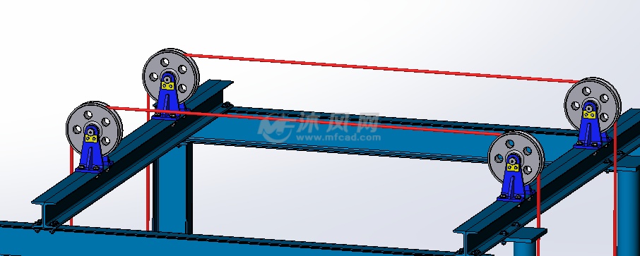 水平牵引配重设备