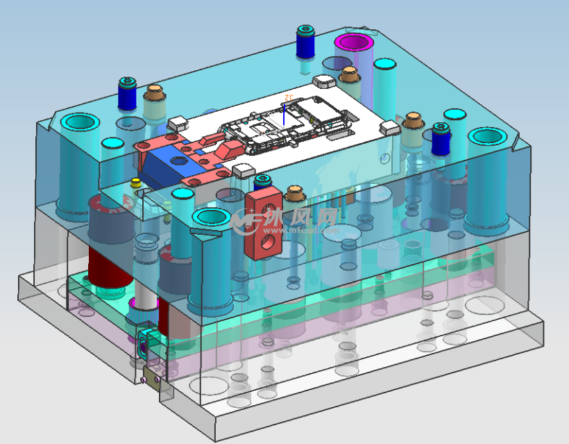 手机后壳模具模型