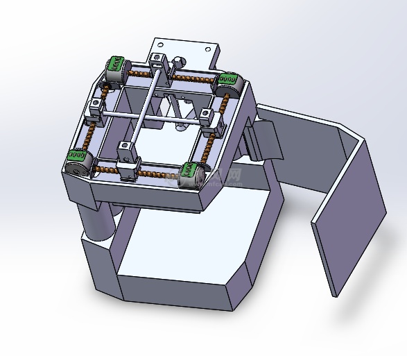 迷你3d打印机 - 机械设备图纸 - 沐风网