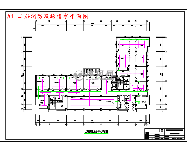 某18層大廈建築給水排水及消防系統設計- 設計方案圖紙 - 沐風網