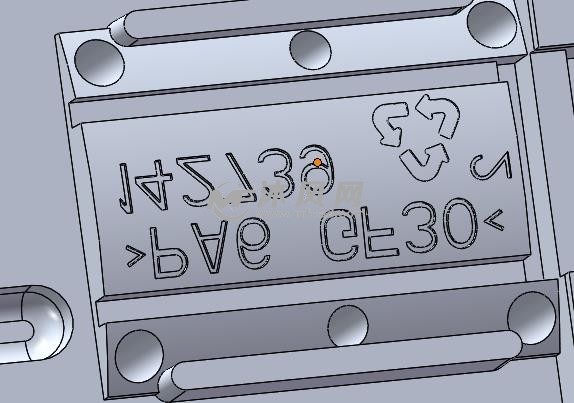 刻字塑料盖模具