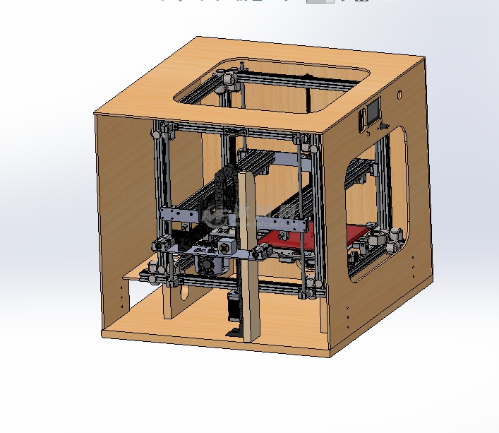 3d弯曲机豪华打印机 - 机械设备图纸 - 沐风网