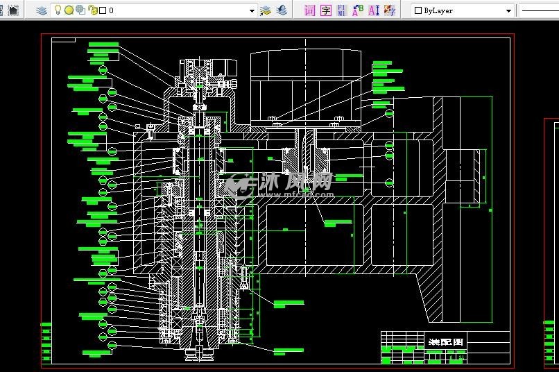 主联动轴装配图