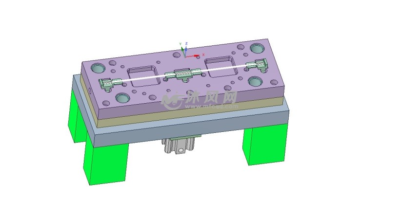 注塑不锈钢杆压扁模