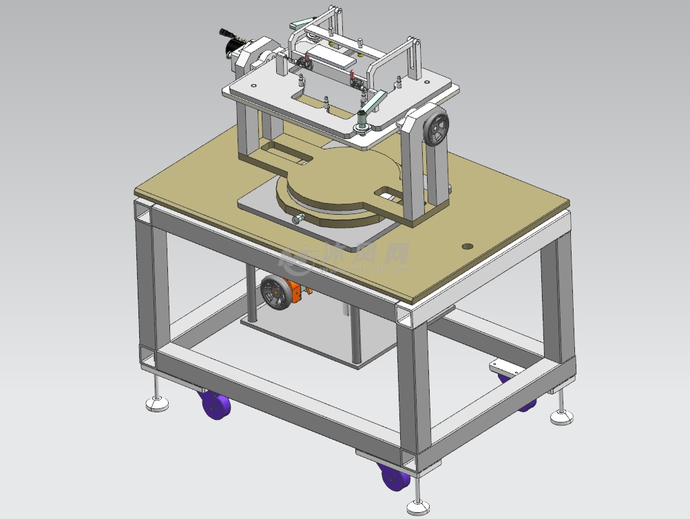 手动调节旋转翻转工作台