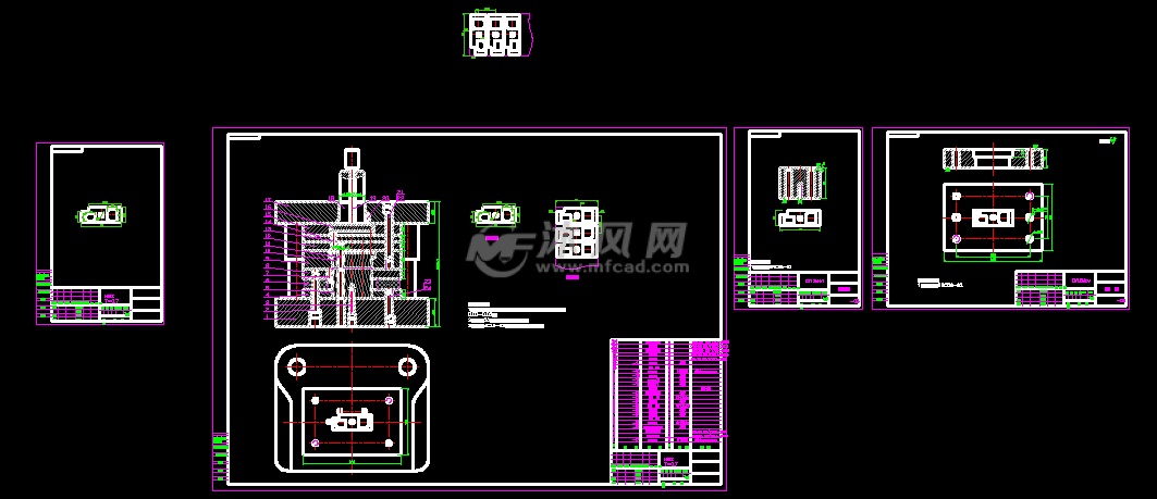 垫片冲压件模具的冲压方案设计- 设计方案图纸 - 沐风网