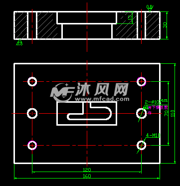 鑰匙扣衝壓件模具設計方案- 設計方案圖紙 - 沐風網