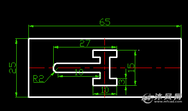 调节支架片冲压模具零件图