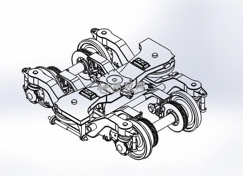 sw-160转向架 - 交通运输图纸 - 沐风网