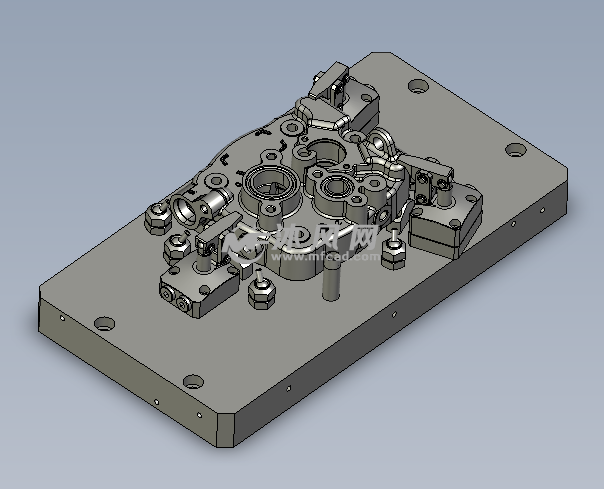 空压机缸盖二工序夹具