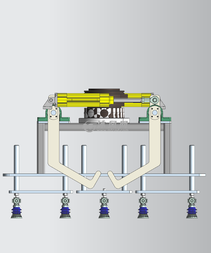 气动m型吸盘机械爪