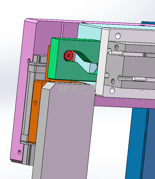 导槽式水平转竖直搬运机构
