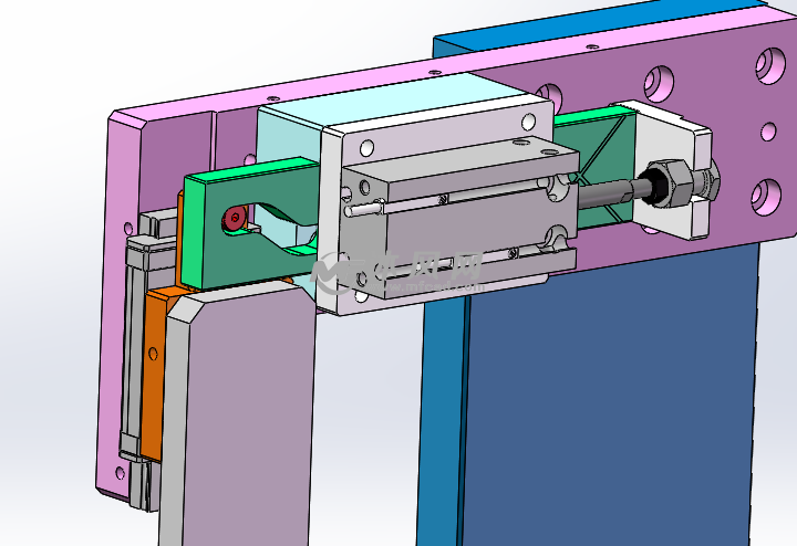 导槽式水平转竖直搬运机构