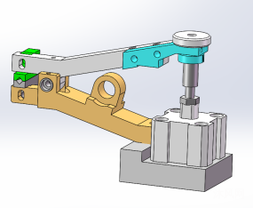 杠杆式压紧机构图纸合集的封面图
