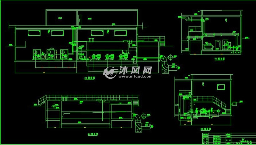 5万吨v型滤池工艺设计图纸