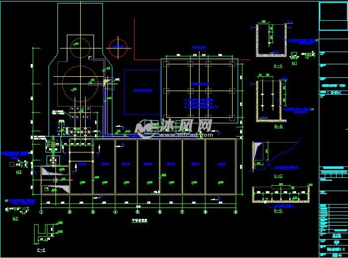 熱電廠40噸鍋爐布袋式除塵工程設計圖紙- 環保圖紙 - 沐風網