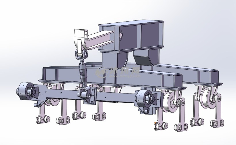 铁轨牵引行走装置