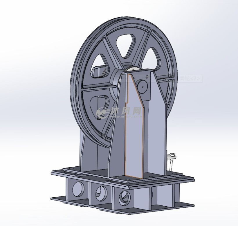 固定式滑轮机构装配