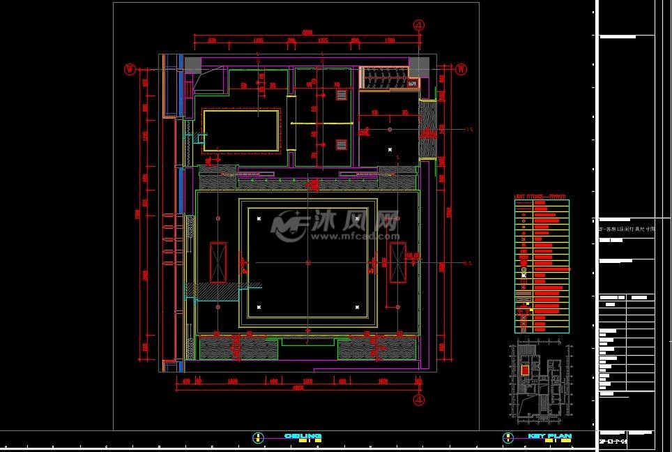 頂面燈具尺寸圖