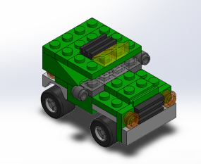 乐高小车玩具模型图纸合集的封面图