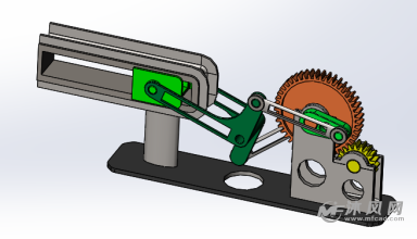 一款典型曲柄滑块机构