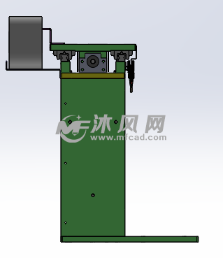 自制型xz滑台模组3d