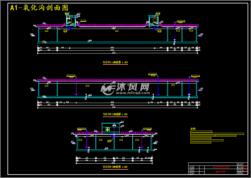 a1-氧化沟剖面图