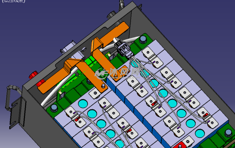 电池包局部细节设计