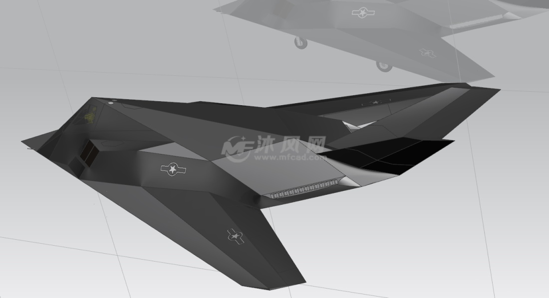 f117夜莺隐身飞机模型