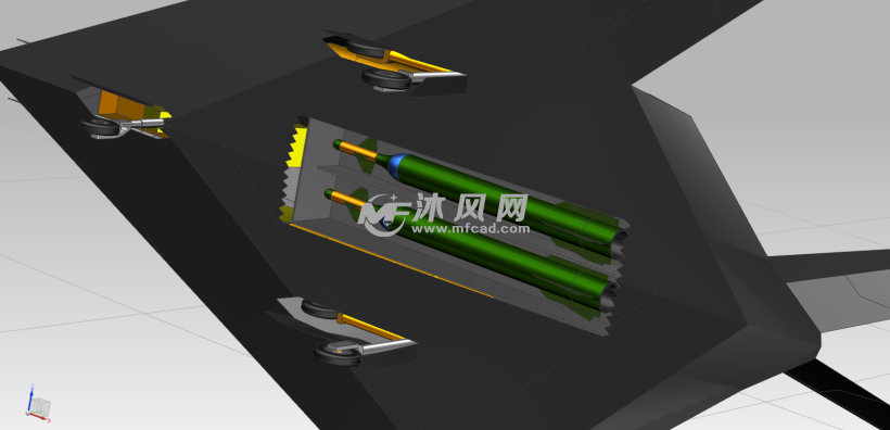 f117夜莺隐身飞机模型