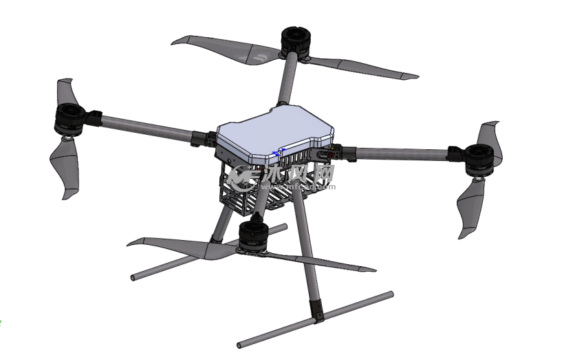 4轴多旋翼无人机 - 航空航天图纸 - 沐风网