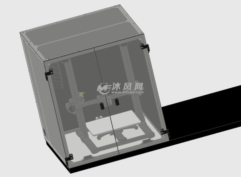 3d打印機 大型工業3d打印機結構模型,工業級3d打印機設計模型